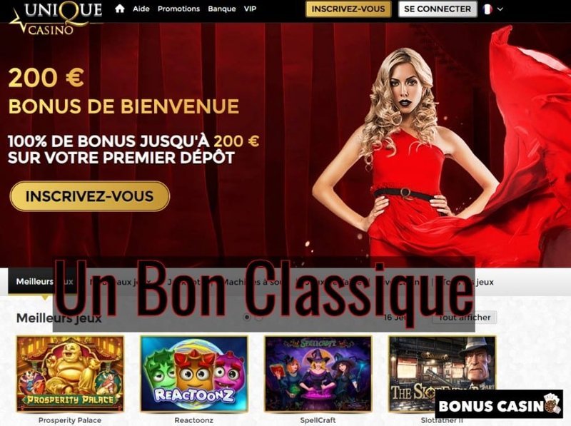 Découvrez le monde exotique de Win Unique Casino en Ligne